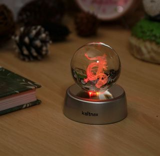 3D Dragon Ball Son Goku Crystal Night Light LED Table Lamp Kids Xmas Decor Gift 2