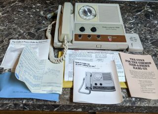 Ford Industries Vintage Code - A - Phone 1500 Answering Machine Recorder Work