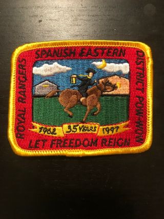 1997 Royal Rangers Spanish Eastern District Sed Camp Patch