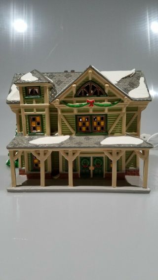 Dept 56 The Snow Village Lighted Stick Style House 1998