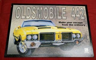 Oldsmobile 442 - Advertising Metal Sign 11 " X16 "