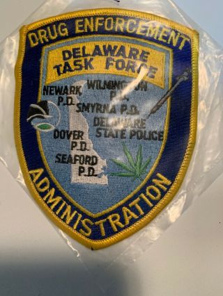 Drug Enforcement Patch Delaware Task Force Marijuana