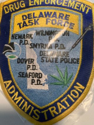 Drug Enforcement Patch Delaware Task Force Marijuana 2