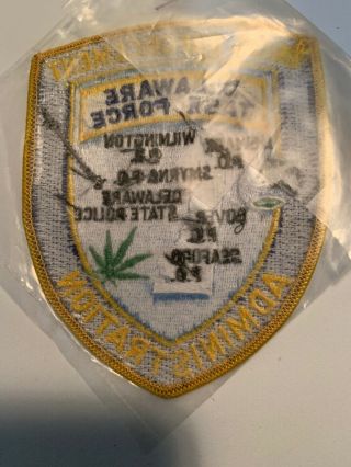 Drug Enforcement Patch Delaware Task Force Marijuana 3