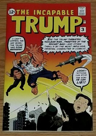 The Incapable Trump 3 Nycc 2019 Exclusive Only 200 Printed York Comic Con