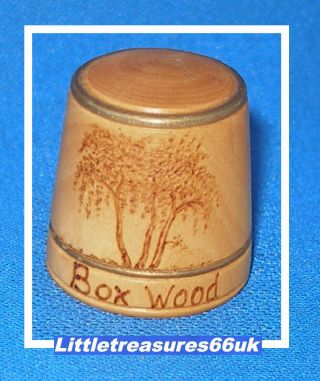 Turned Box Wood By Innis Mitchell Thimble.