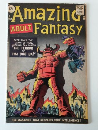 Adult Fantasy 9 Jack Kirby & Steve Ditko Art Cents 1962