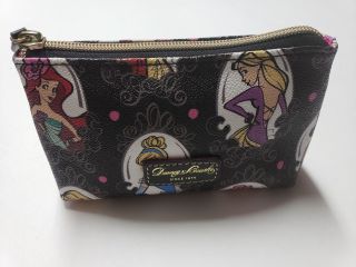 Dooney & Bourke Disney Runway Princess Cosmetic Coin Purse Case Bag