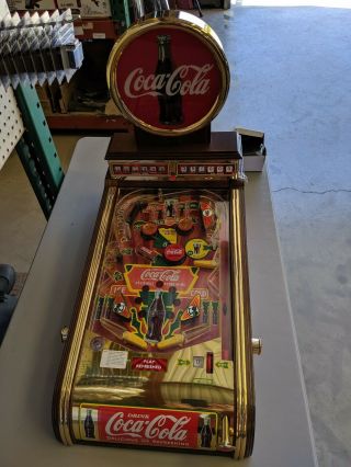Franklin Deluxe Edition Coca Cola Collector’s Pinball Machine Ls