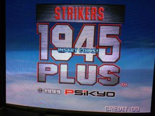 Strikers 1945 Plus Neo Geo Mvs Holo Label