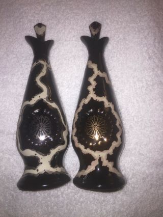 Two Regal China Creations Of J Beam Distlling Co.  Figurines By C Miller.  8 Inches