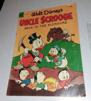 Uncle Scrooge Four Color 456 (2) Carl Barks Art 1953 Dell 1953 Golden Age Key