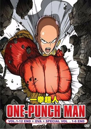 Anime Dvd English Dub One Punch Man Complete Set L6