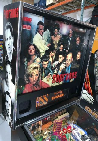 Sopranos Pinball Pinball Machine By Stern Coin Op LEDs 2