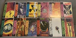 Watchmen 1 - 12 (1986,  Dc) Complete Set,  All First Prints,  Hbo Hot