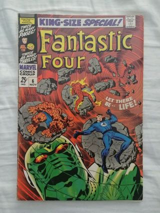 Fantastic Four Annual 6 First Annihilus And Franklin Richards Fine 