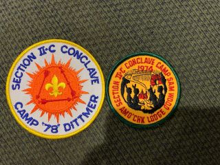 2 Bsa Conclave Patch Section Ii - C Camp Sam Wood Amo’chk Lodge And Camp Dittmer