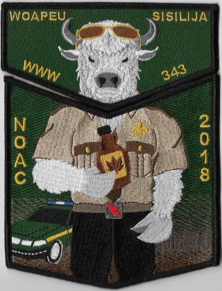 Boy Scout Oa 343 Woapeu Sisilija Lodge 2018 Noac Set