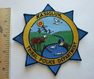 Kasigluk Alaska Tribal Police Department Patch Vintage