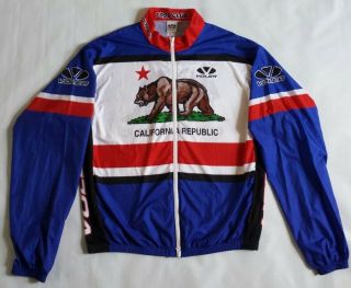 Vintage 1999 Club Voler California Republic Cycling Jacket Size L