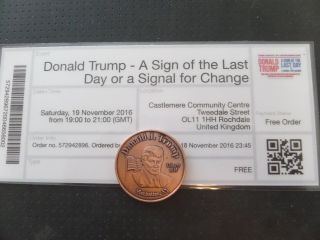 Donald Trump - A Sign Of The Last Day Or Signal For Change,  U.  K. ,  11 - 16,  Tic,  Coin
