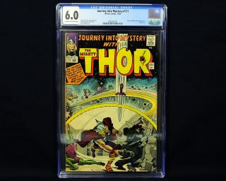 Marvel Comics Journey Into Mystery Thor 111 Cgc 6.  0 Loki Stan Lee Jack Kirby
