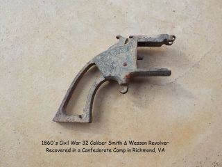 Old Rare Vintage Antique Civil War Relic 32 Caliber Smith & Wesson Richmond,  Va