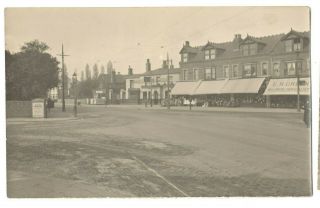 Erdington High Street ? Real Photo Post Card 1920s Birmingham Start £1