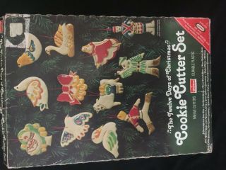 Vintage The Twelve Days Of Christmas Cookie Cutter Set Of 12 From 1978 Chilton