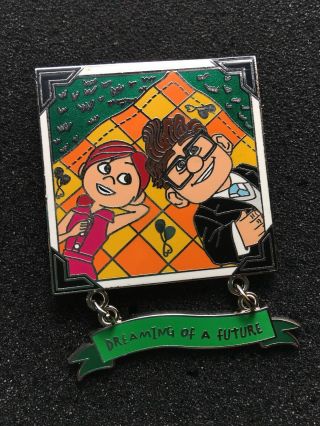 Disney Pin Love Is An Adventure Up Carl & Ellie Pic Dreaming Of A Future Le 300