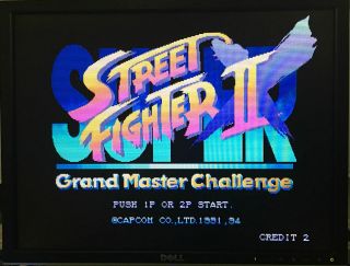 Cps2 Street Fighter 2x Capcom A,  B Board Removed Battery Arcade