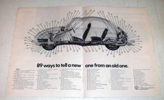 1971 Volkswagen Vw Bug Beetle Car Ad - 89 Ways