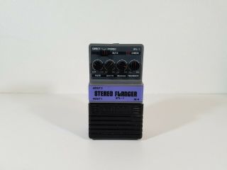 Arion Stereo Flanger Sfl - 1 Guitar Pedal Vintage Made In Japan A2