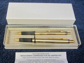 Vintage 1991 John Deere Waterloo Factory Award Pen & Pencil Gift Set