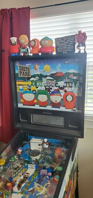 South Park Pinball Machine Sega Custom Topper