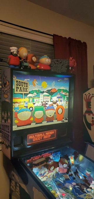 South Park Pinball Machine sega custom Topper 3