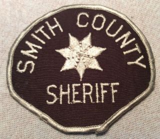 Ks Smith County Kansas Sheriff Patch