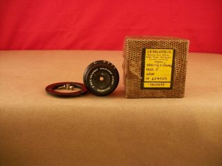 Vintage J.  H.  Dallmeyer 3 " F/4.  5 Anastigmat Enlarger Lens With Mounting Ring/box