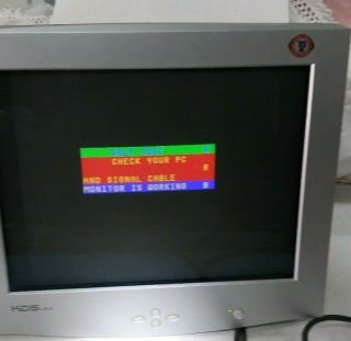 Vintage Kds 786n 17 - Inch Color Crt Computer Monitor Xf - 7b Dz - 777ns