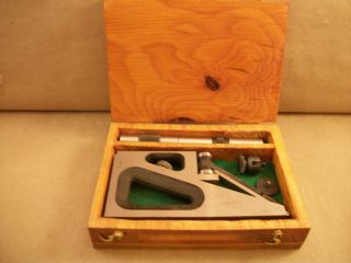 Vintage Lufkin No.  900 Planer Gauge Machinist Tool In Wooden Box