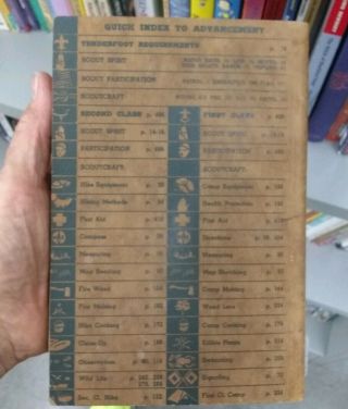 1955 10th Printing Fieldbook Vintage Boy Scouts of America BSA Book 2