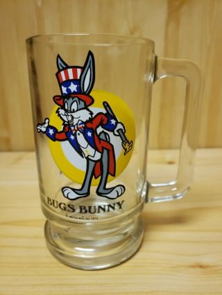 Uncle Sam Bugs Bunny Marriott’s Great America Park Exclusive Beer Mug 1975