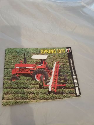 Spring 1971 International Harvester Buyers Guide Brochure
