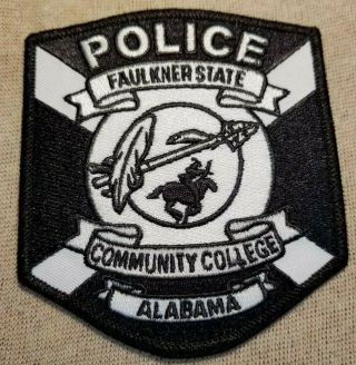 Al Faulkner State Community College Alabama Police Patch