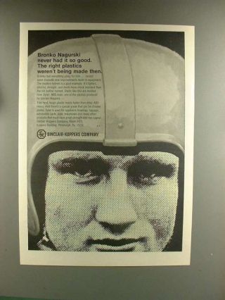 1967 Sinclair - Koppers Ad W/ Bronko Nagurski