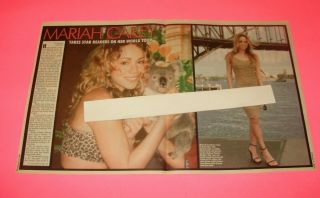 30 Mariah Carey Scrapbook Clippings.