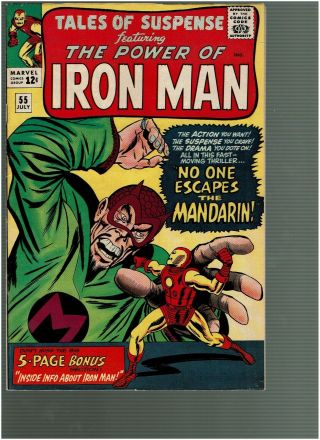 Tales Of Suspense 55 Iron Man 3rd App The Mandarin Vf -