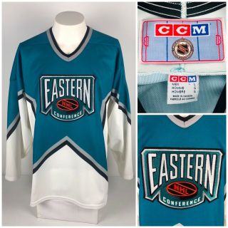Ccm Nhl Mens Large Jersey Eastern Conference 1994 96 Vintage All Star Hockey