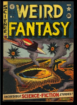 Weird Fantasy 11 Pre - Code Golden Age Ec Comic 1952 Vg,