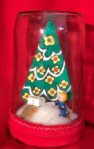 Peter Pan Crunchy Peanut Butter Glass Jar 5”h Wide Mouth Top Christmas Decor